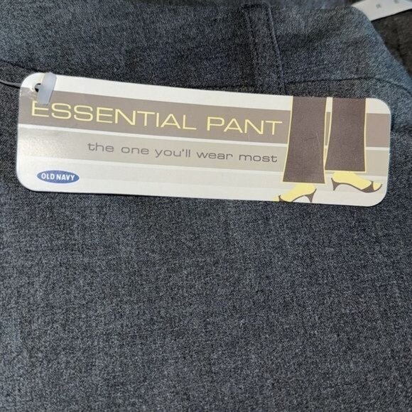 Old Navy Essential Stretch Womens Pants Size 8 Long Gray Rayon/Polyester Blend - Picture 5 of 8